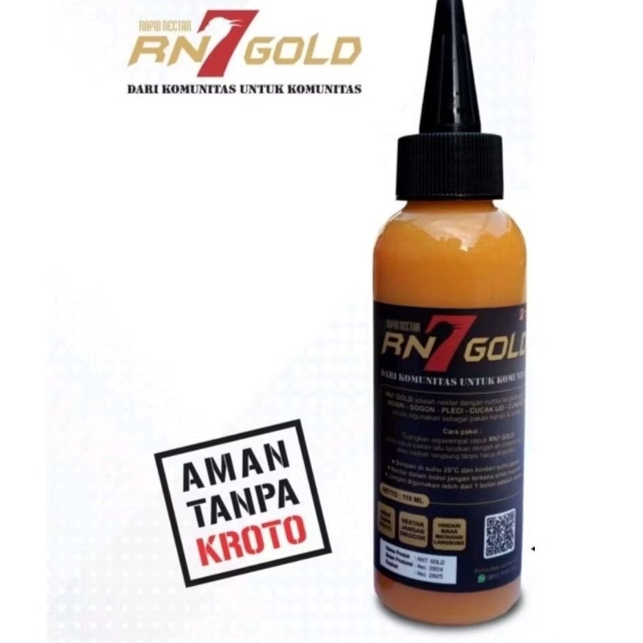 Pakan Harian Konin Rapid nektar RN7 gold