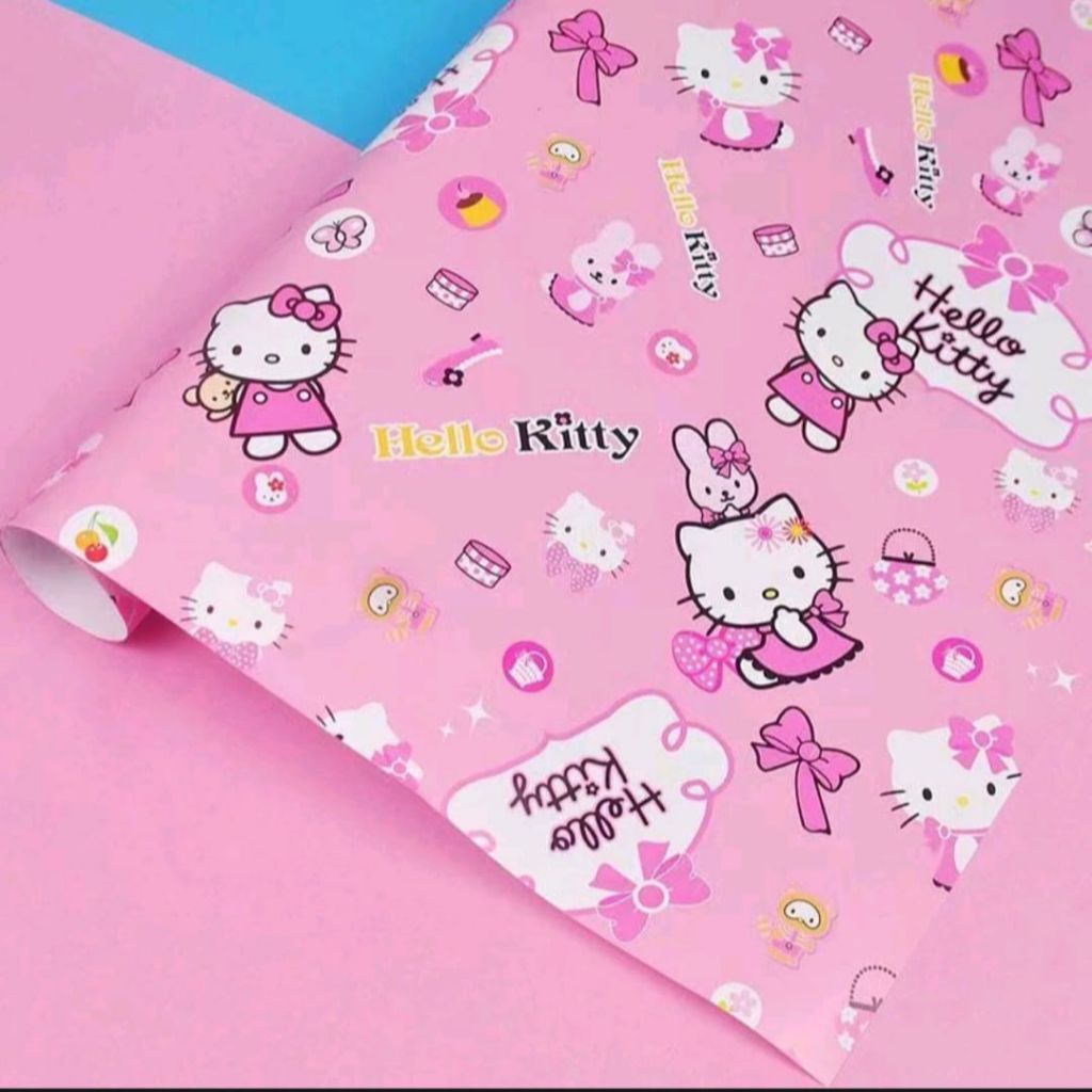 

Kertas kado merek kiki motif lucu dan indah isi 50 lembar