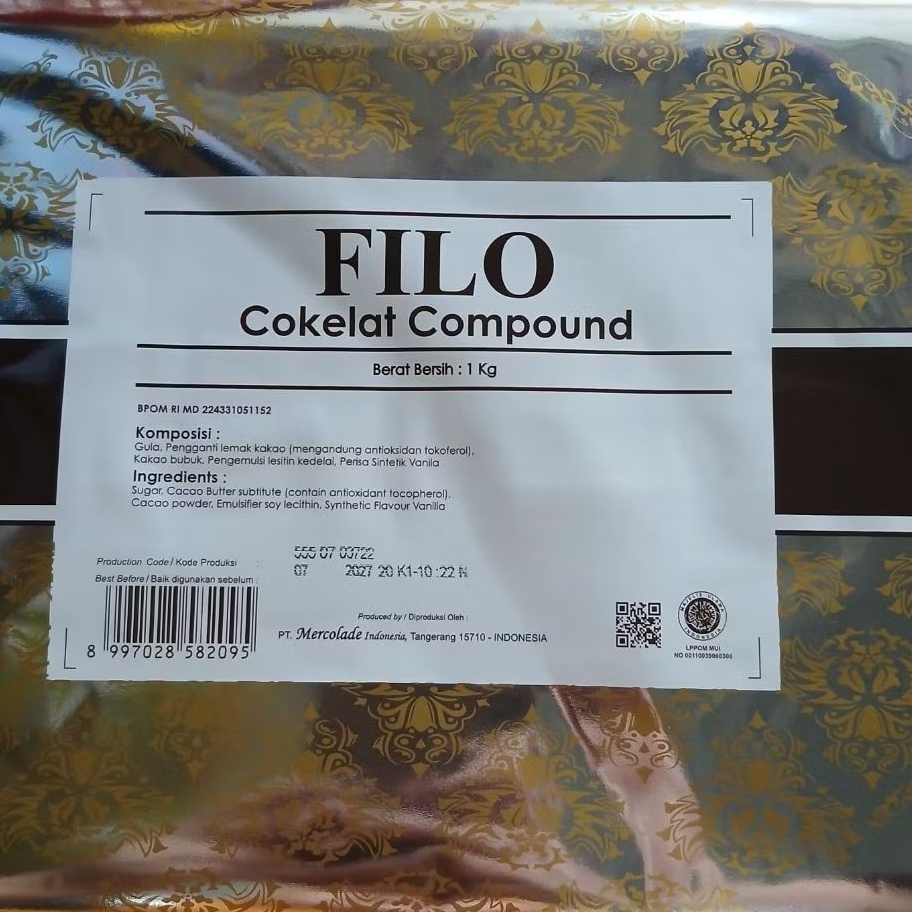 Filo Coklat Batang - Cokelat  Compound 1Kg