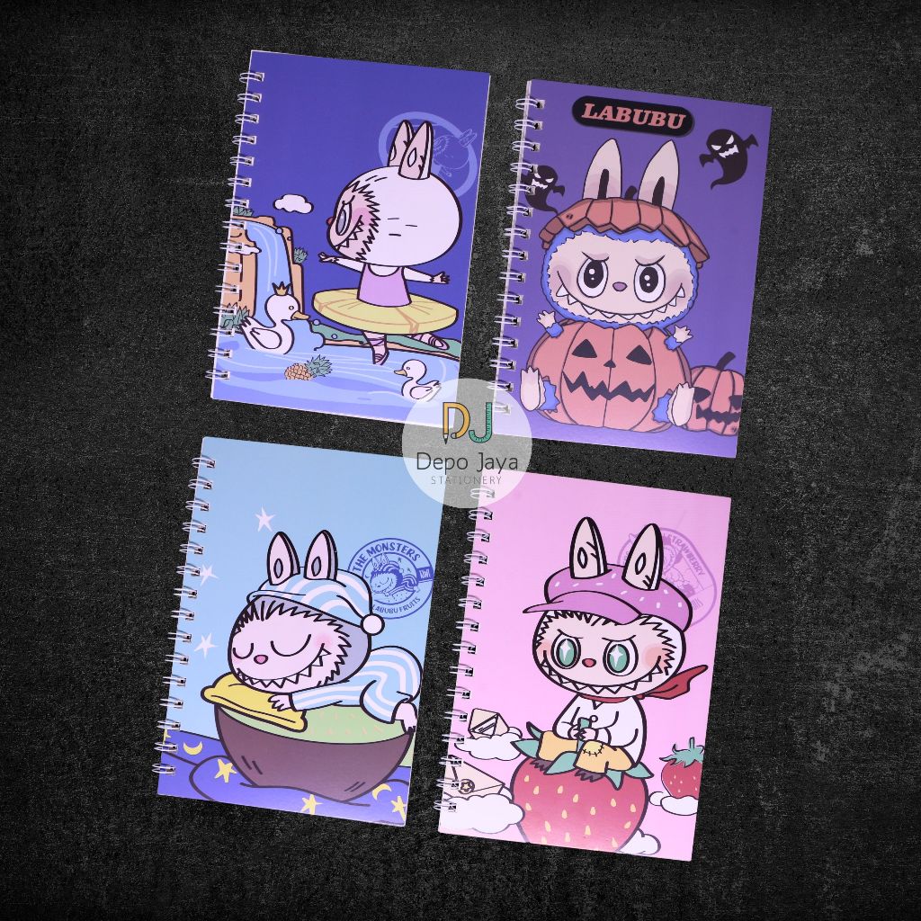 

NOTEBOOK SPIRAL BUKU NOTES A5 LABUBU