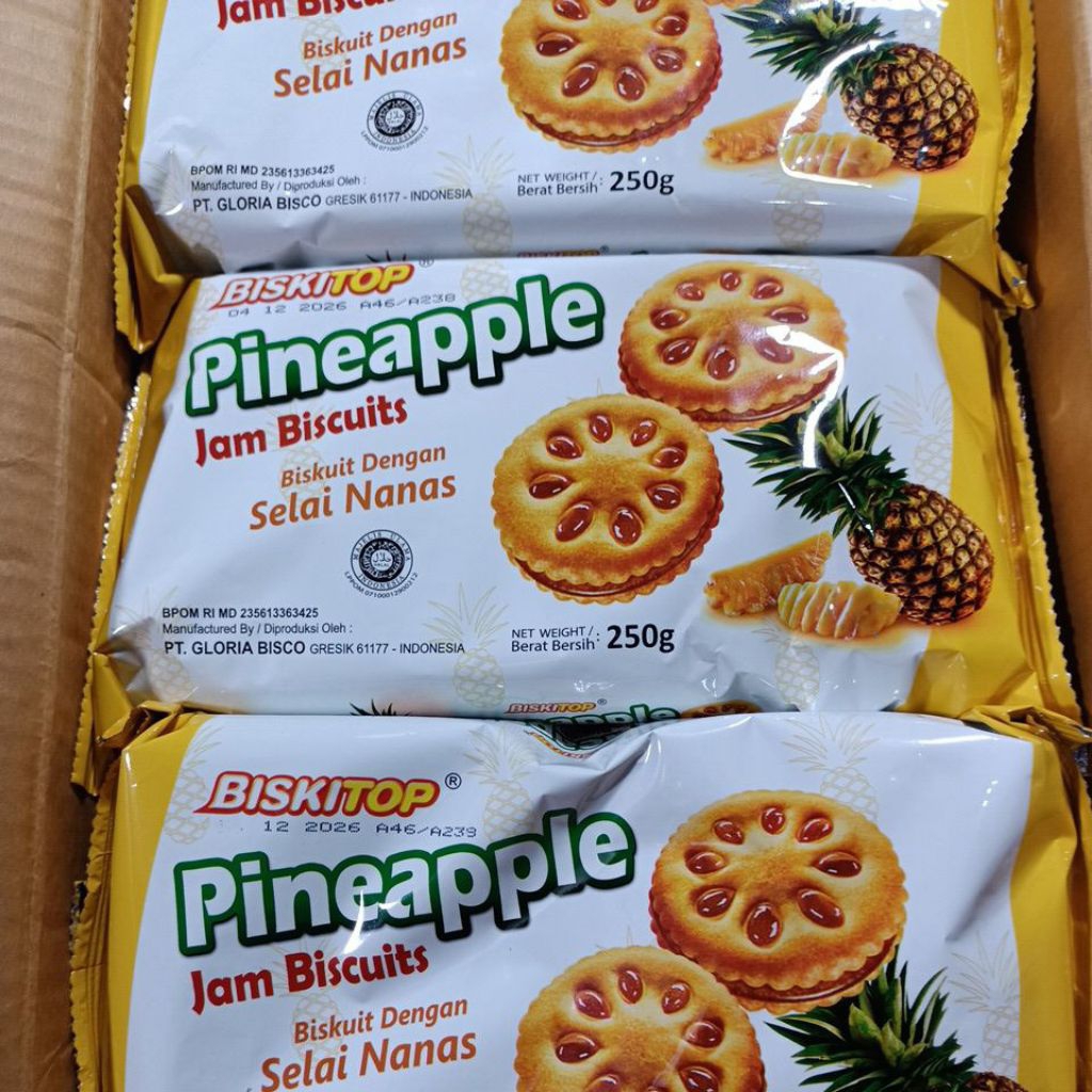 

Biskuit Pineapple pack@ 225gram