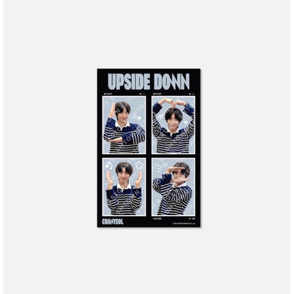 [PRE ORDER] MD 4 CUT PHOTO SET CHANYEOL EXO UPSIDE DOWN SOUND STAGE OFFICIAL MURAH