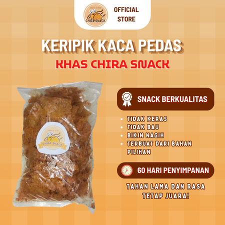 

CHIRA SNACK - KERIPIK KACA PEDAS 500GRAM