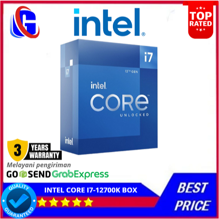 Processor Intel Core i7-12700K BOX 12700K Alder Lake 12th