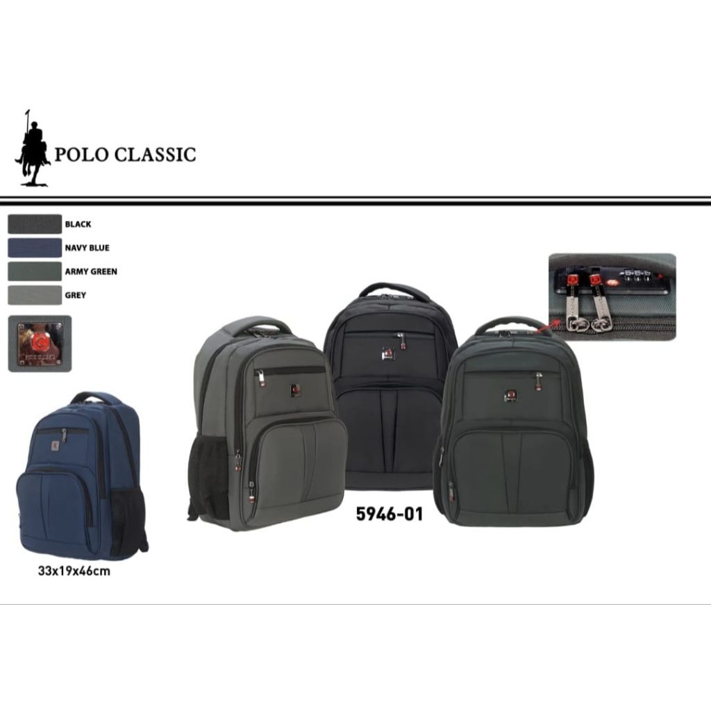 TAS BACKPACK ORIGINAL POLO CLASSIC 5946-01