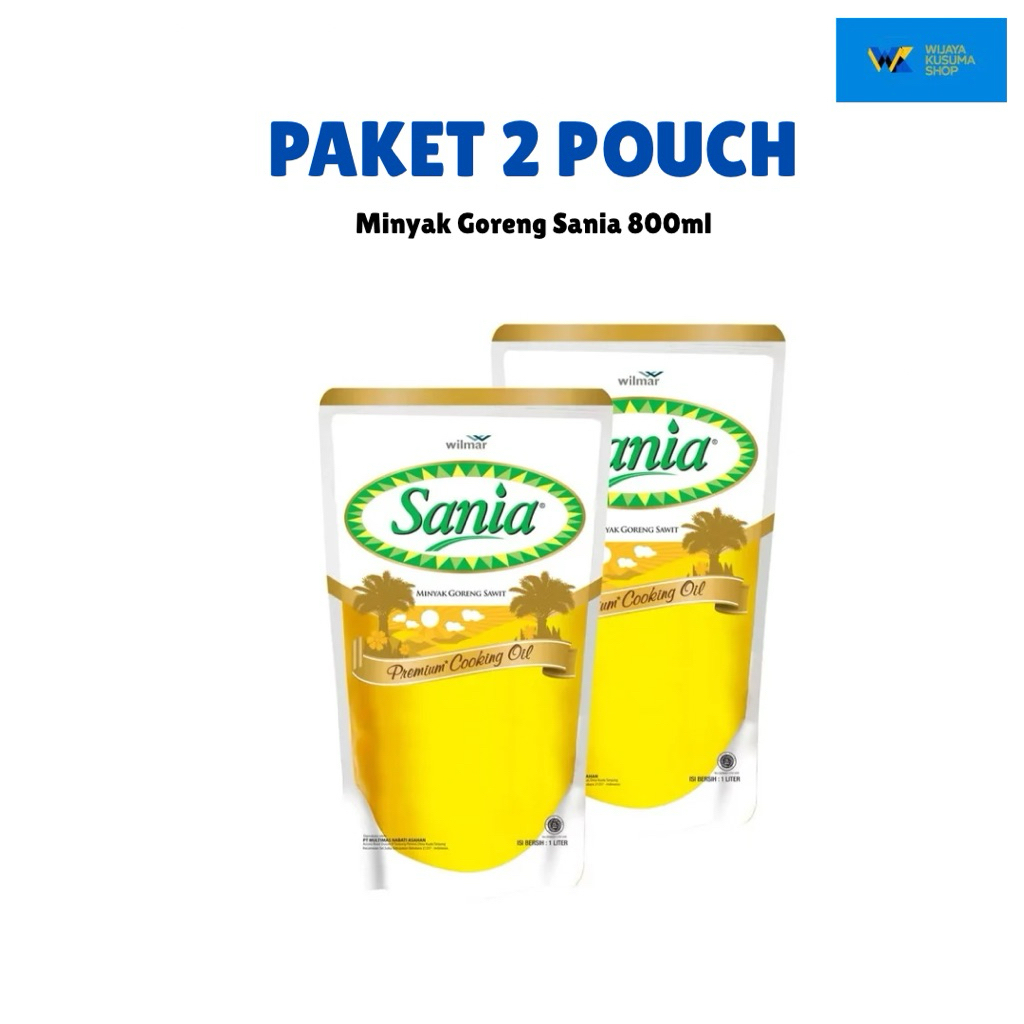 

[ 2 Pouch] Minyak Goreng Sania 800 ml