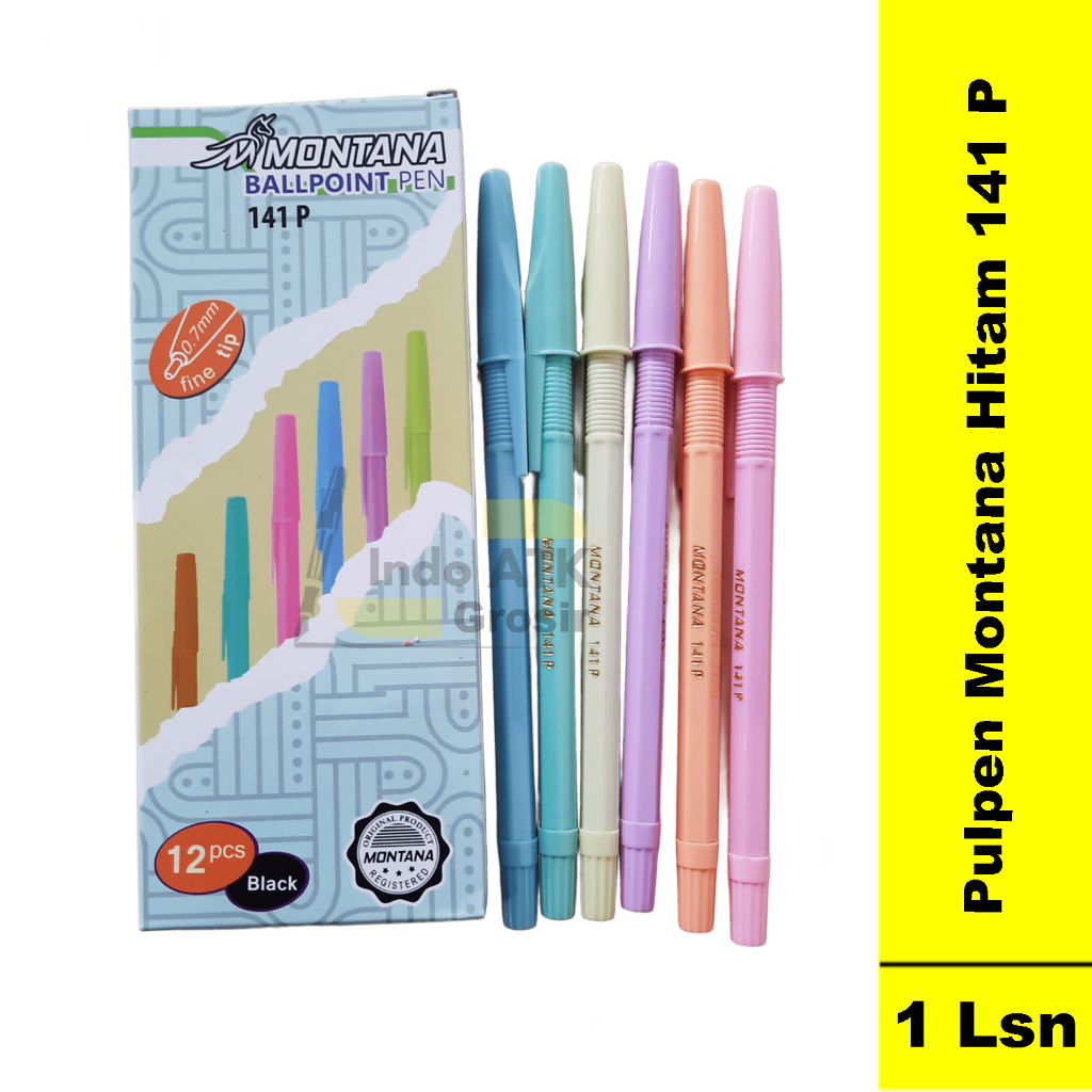 

1Kotak Iis 12Pcs / 1Lusin Pulpen Montana 141P