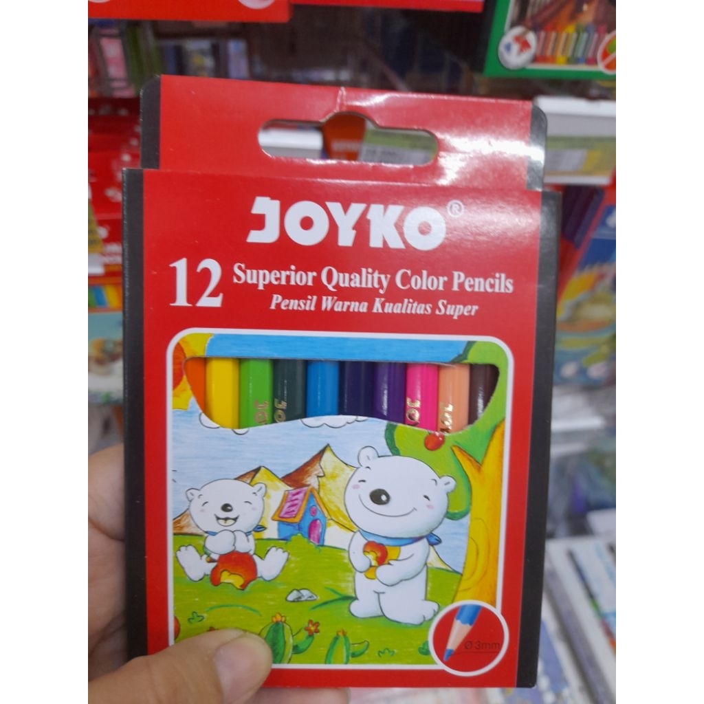 

JOYKO PENSIL WARNA KECIL ISI 12