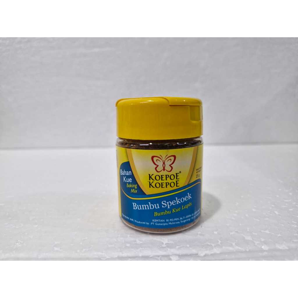 

Kupu2 Kupu Kupu Spekoek Bumbu Lapis Legit 25g / Spekulaas / Spikulas Merk Koepoe