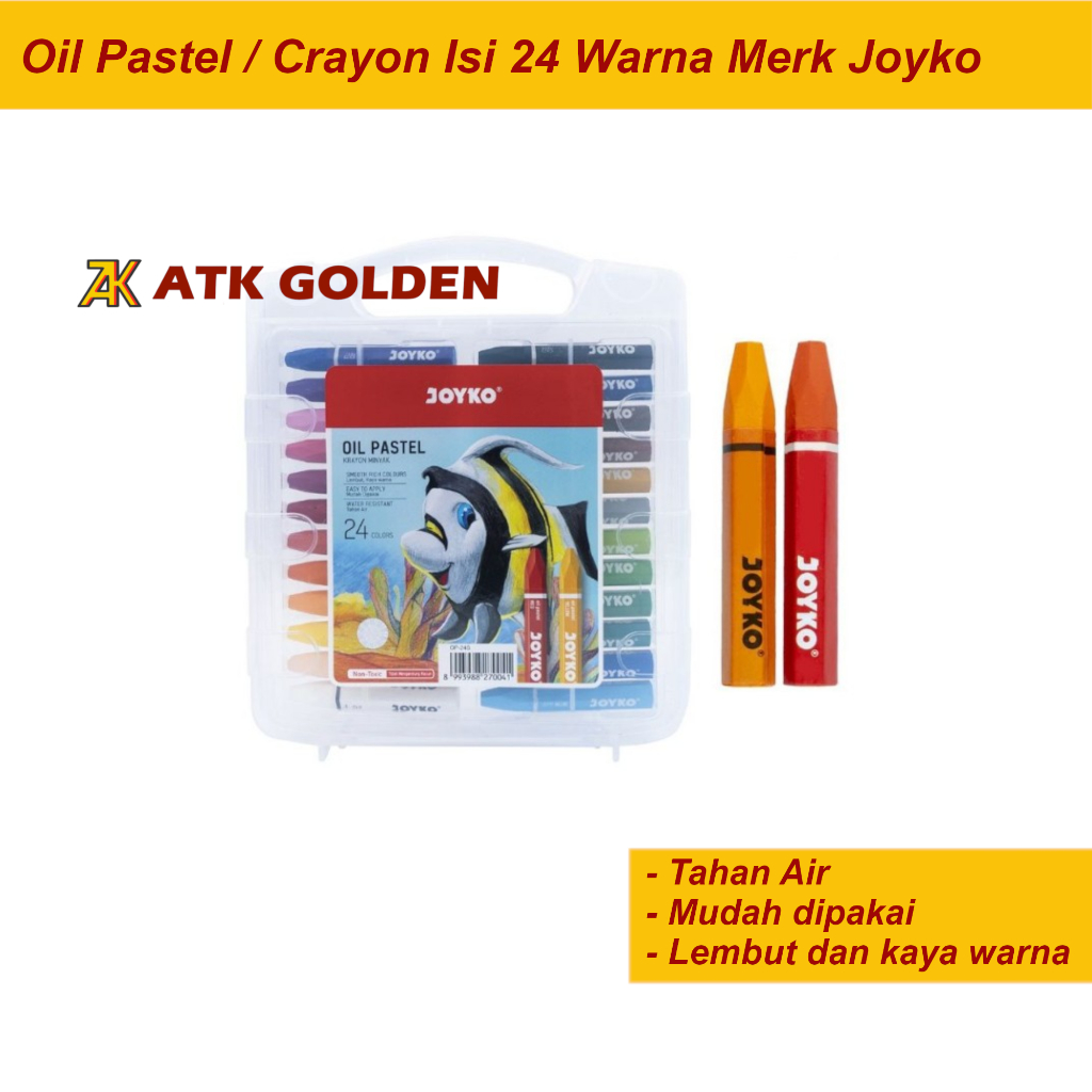 Crayon Isi 24 Warna JOYKO