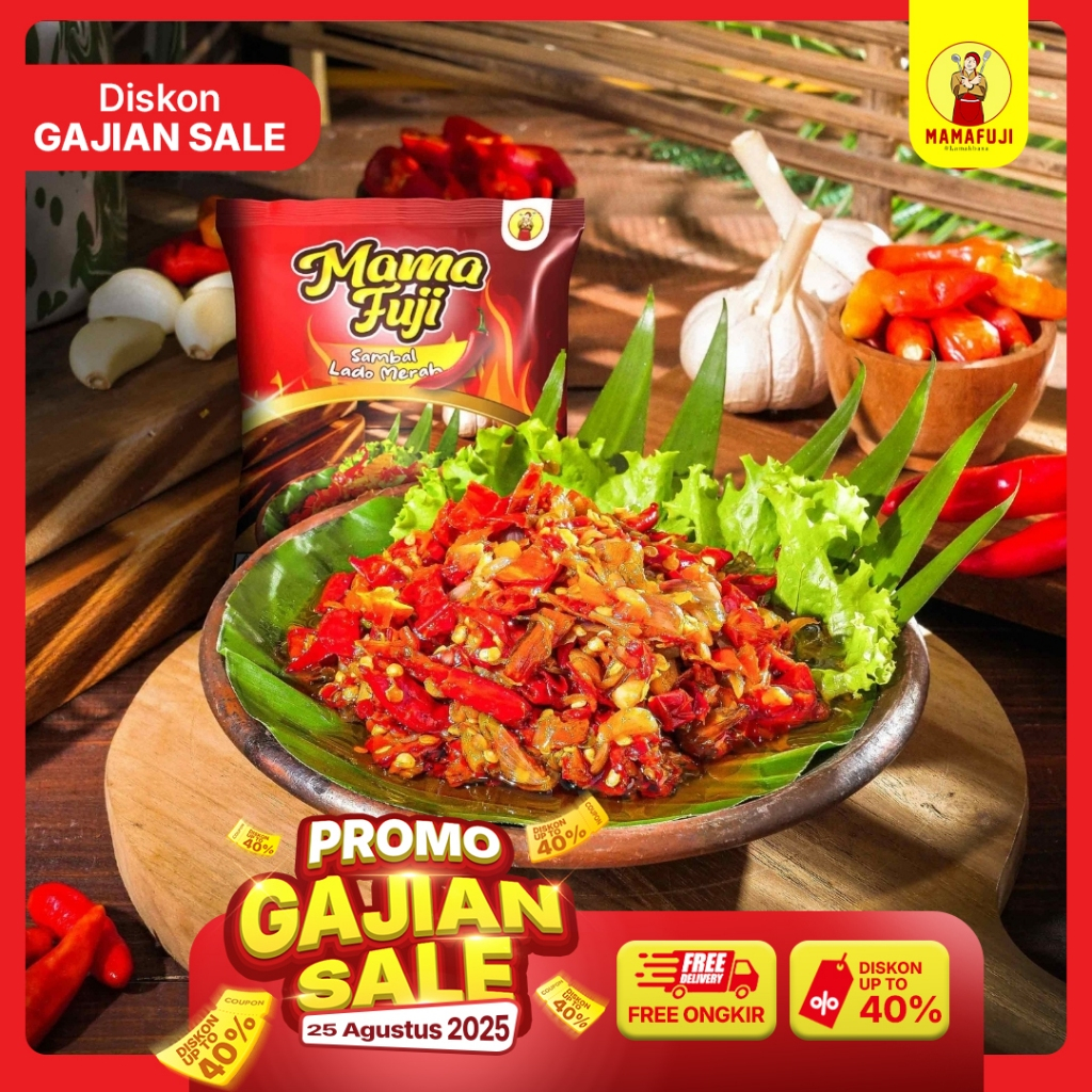 

[NEW LAUNCHING] Mamafuji - Sambal Lado Merah 150 Gram