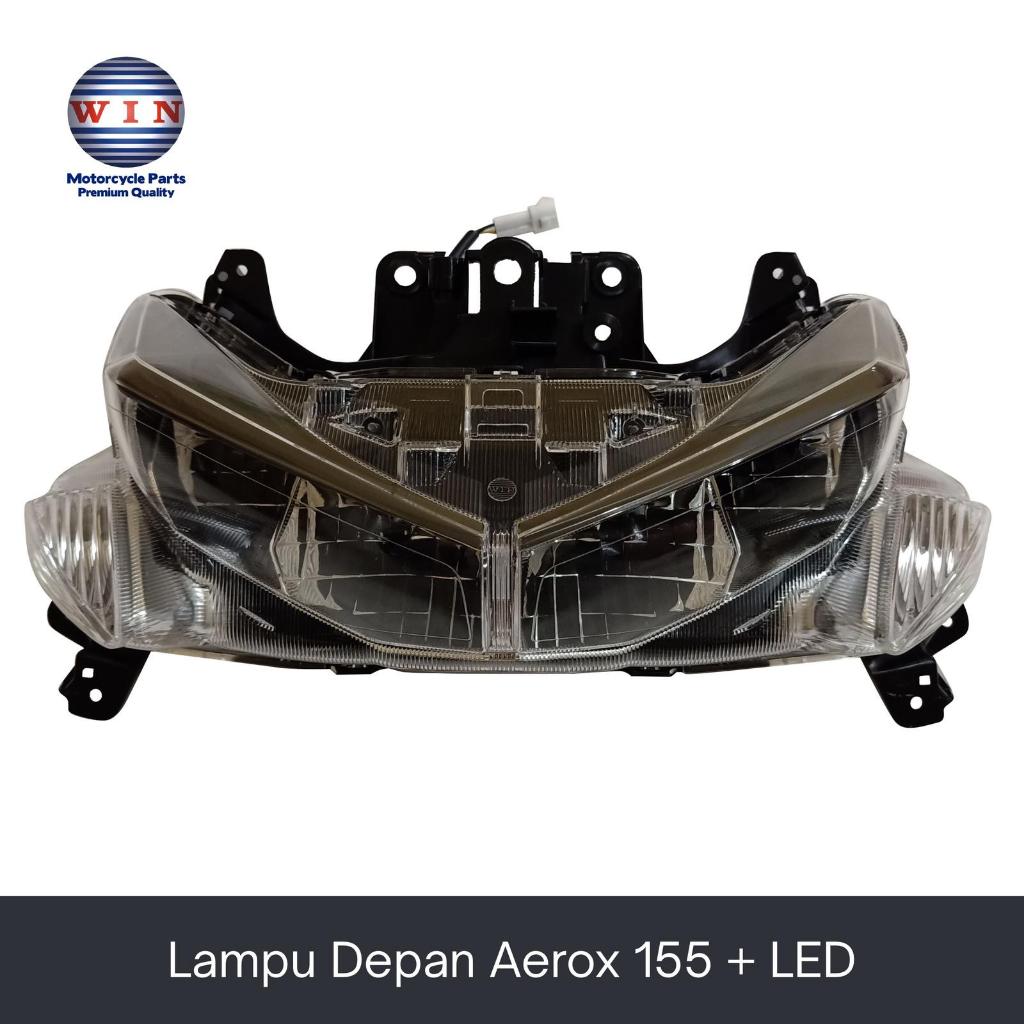 LAMPU DEPAN AEROX 155 + LED