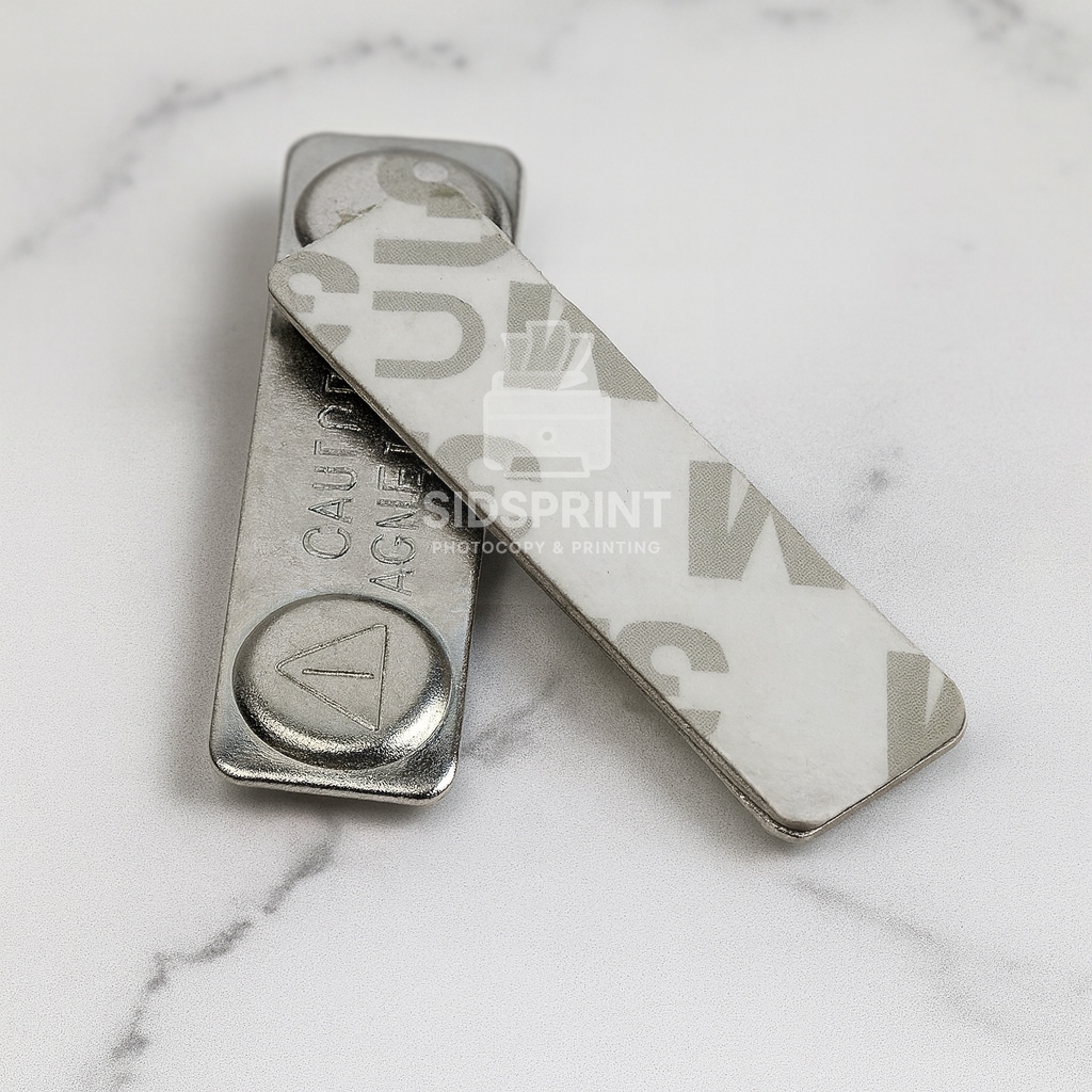 

SidsPrint Magnet Name Tag Dada 4.5x1.3 cm – Caution Magnetic | Magnet Nametag Papan