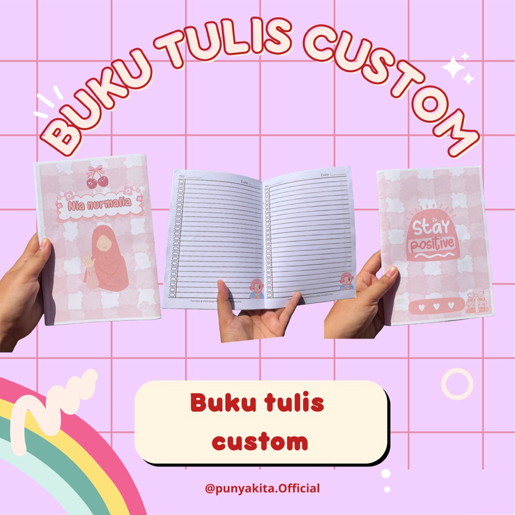 

Buku tulis custom