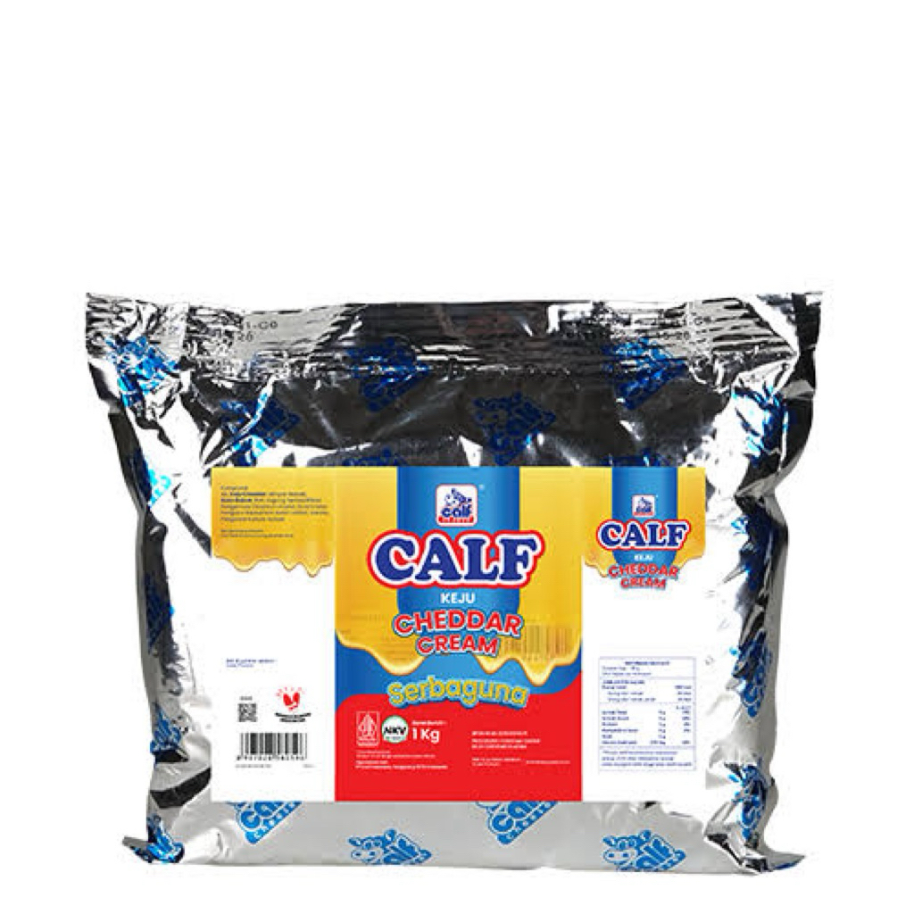 

Calf Keju Cheddar Cream Serbaguna 1kg