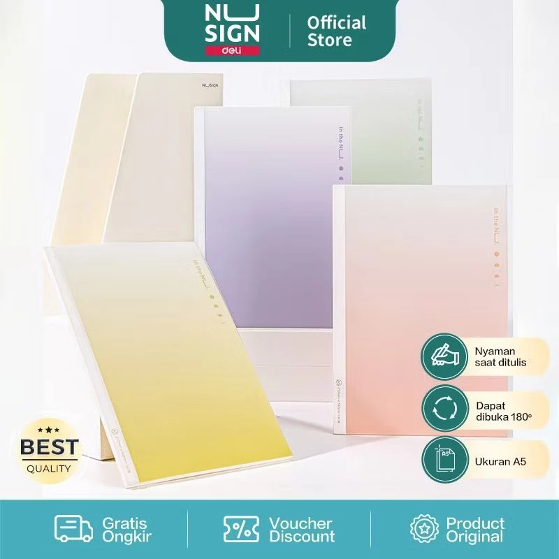 

DELI Nusign Notebook A5-40S NS282