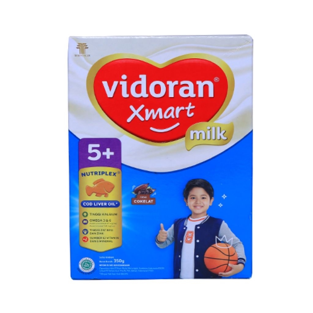 

Vidoran Susu Bubuk Xmart 5+ Imun Up Rasa Coklat