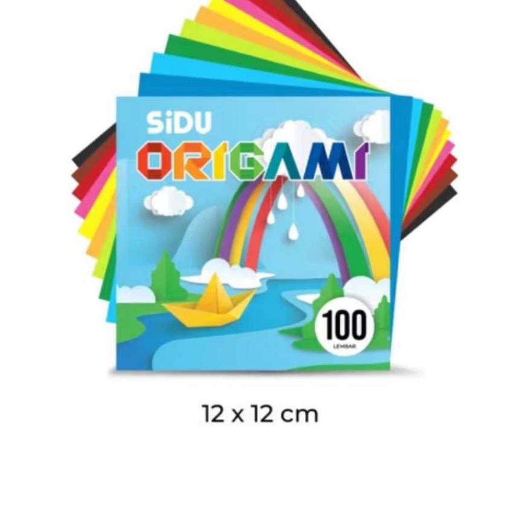

Kertas Lipat / Origami Sinar Dunia Kecil (12x12) (1pak/100lbr)