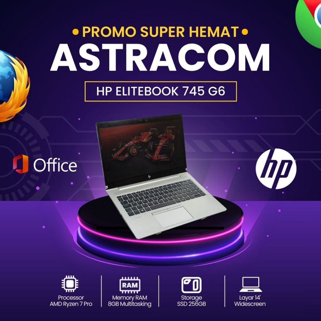 Laptop Hp EliteBook 745 G6 AMD Ryzen7 Pro SSD 256 GB