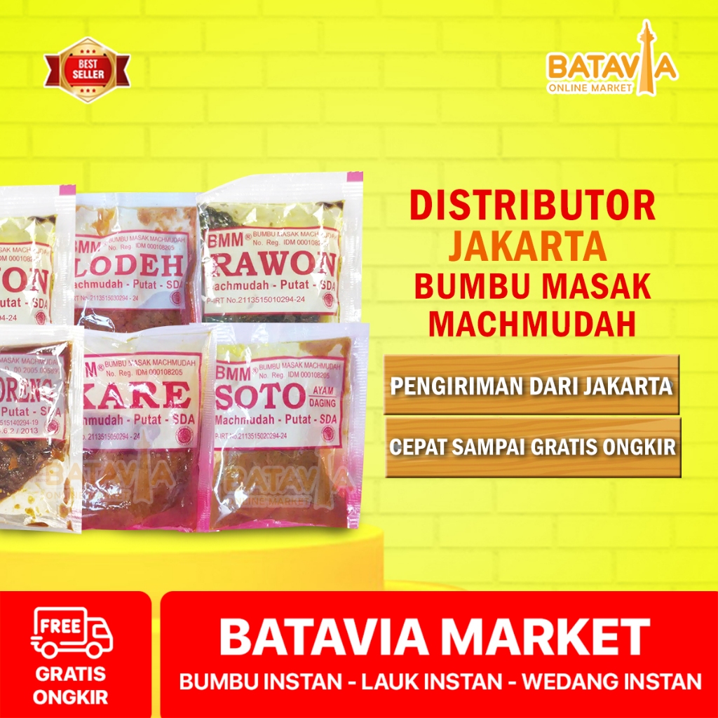 

Bumbu Masak Machmudah "BMM" Mahmudah Sidoarjo Rendang Mie Kare Nasi Goreng Soto Opor Rawon Jakarta