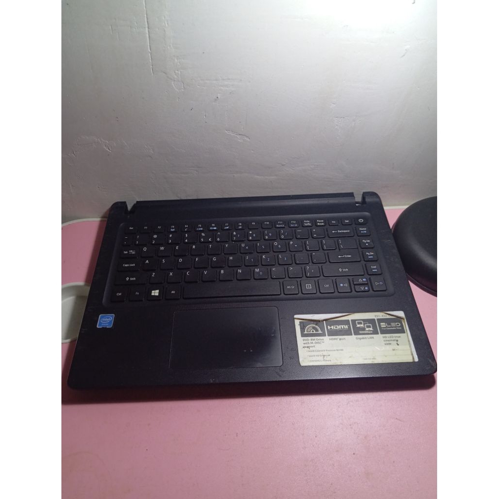 Casing Frame keyboard dan bawah acer es1-432