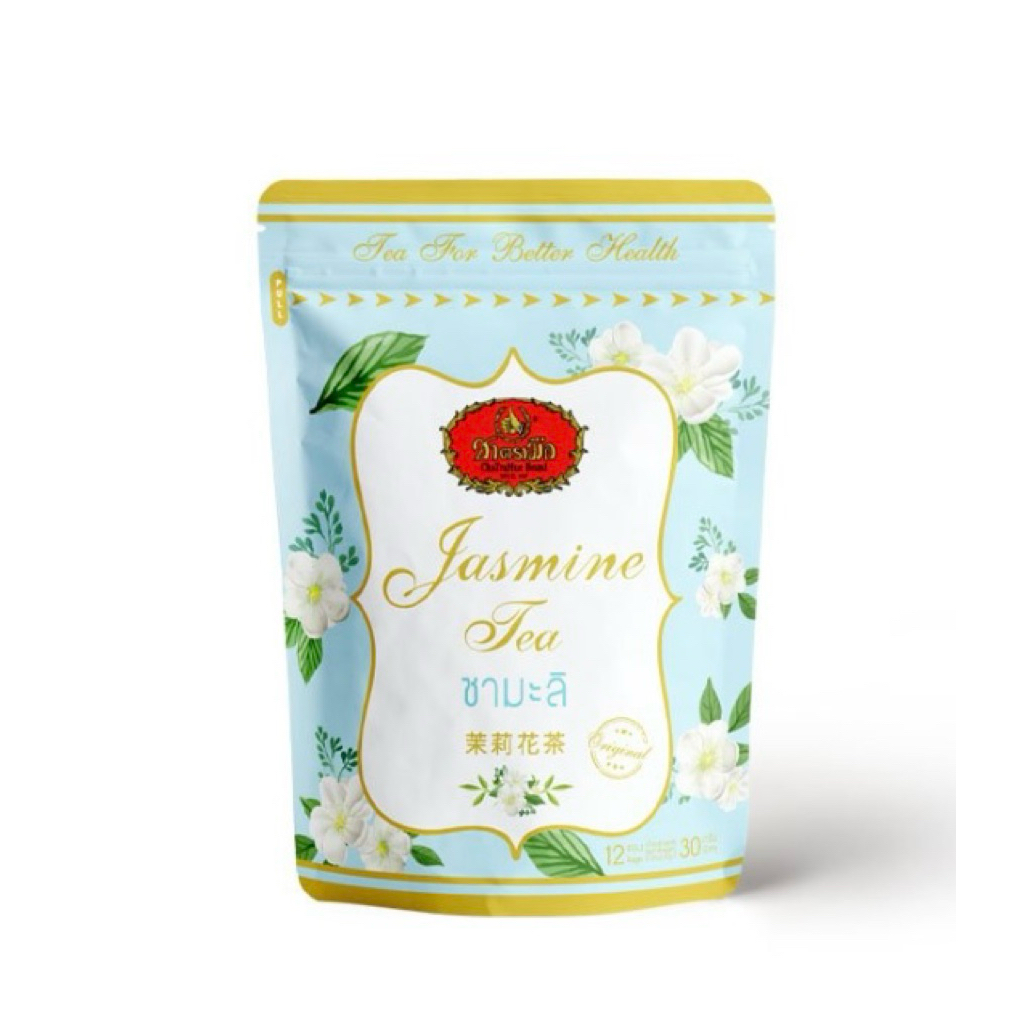 

CHATRAMUE Jasmine Tea Sachets Packed in Bag - 2,5gram x 12 sachets (ASLI THAILAND)