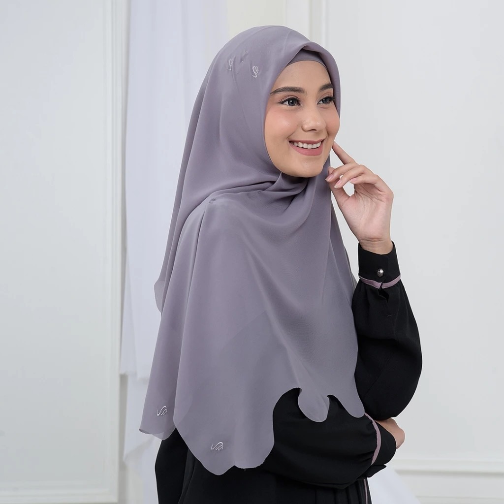 Kerudung Segi Empat Zahira Derter S | Kerudung Segi Tiga [ Ori Rabbani ]