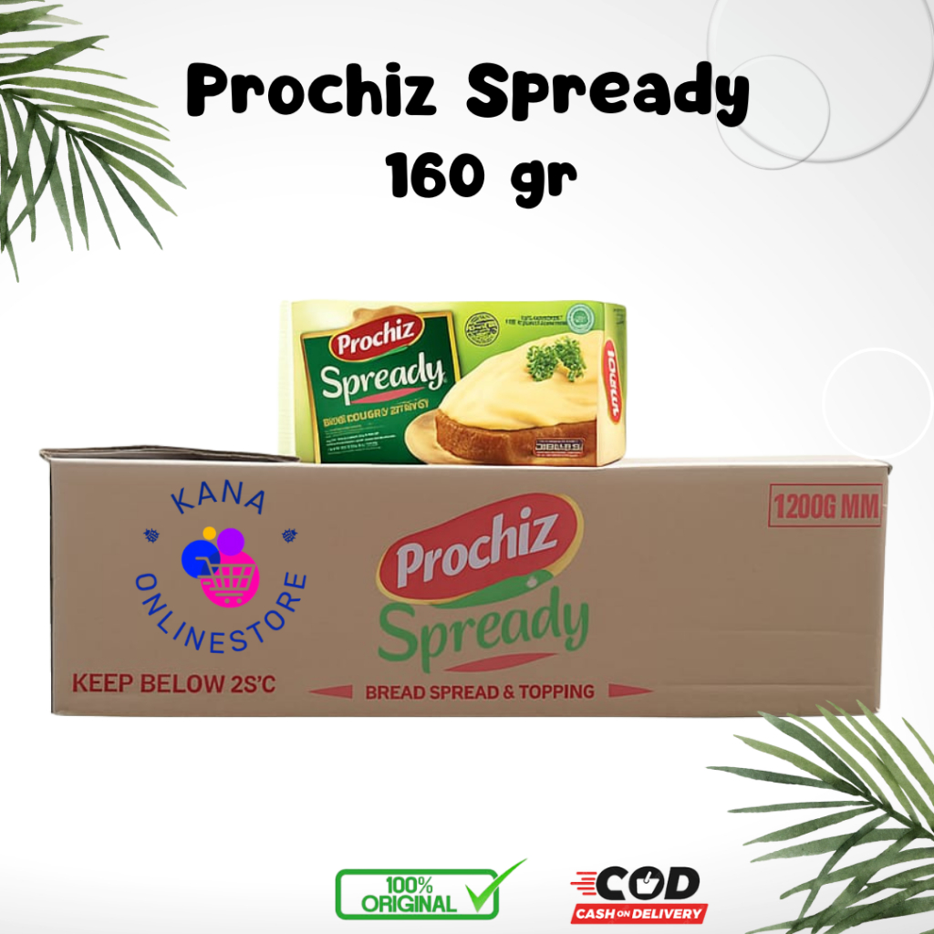 

Prochiz Spready Keju Leleh 160gram