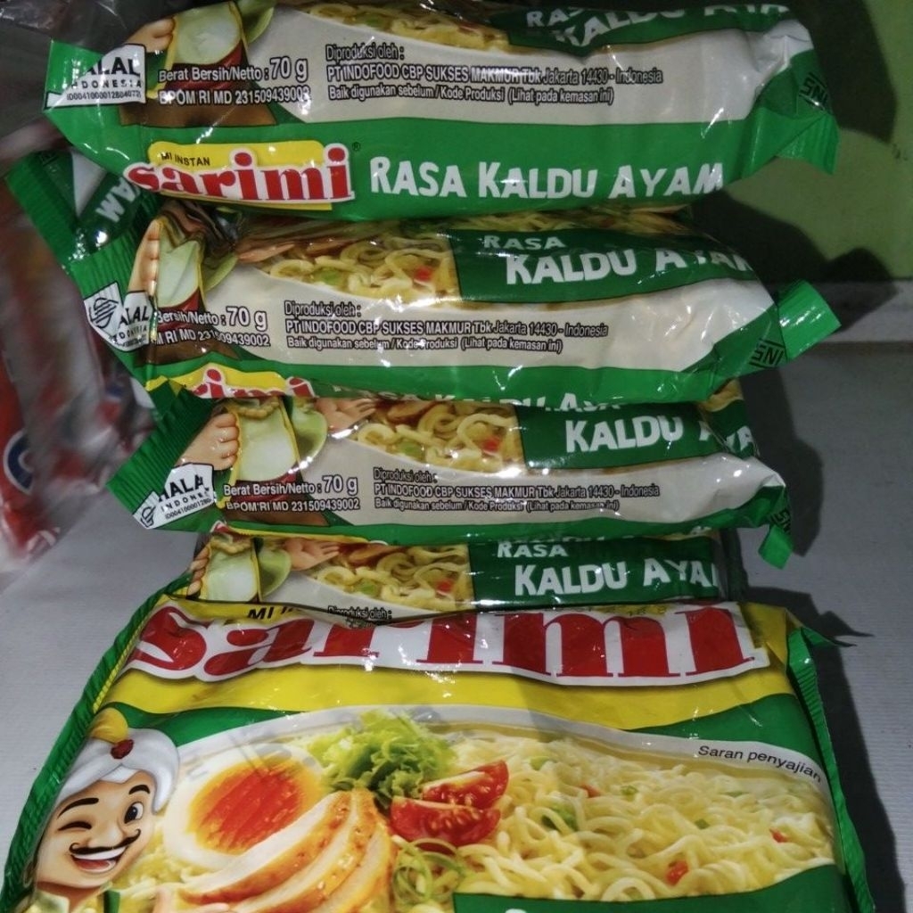 

5pc Sarimi kuah kaldu ayam