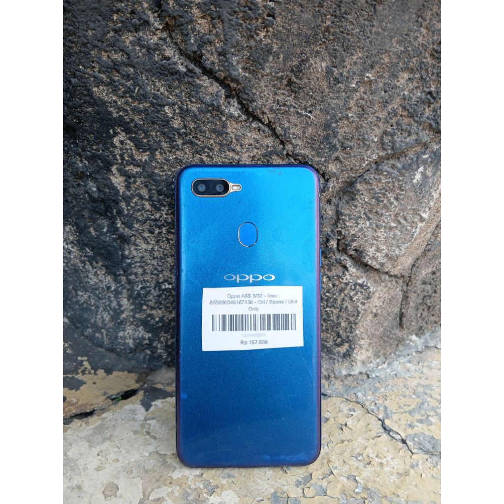 Oppo A5S 3/32 Batangan Second ORI Resmi