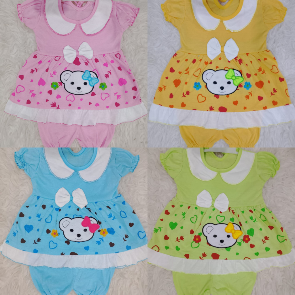 Dress bayi perempuan 0-12bulan baju bayi perempuan / baju anak perempuan/baju anak cewe lucu dan mur