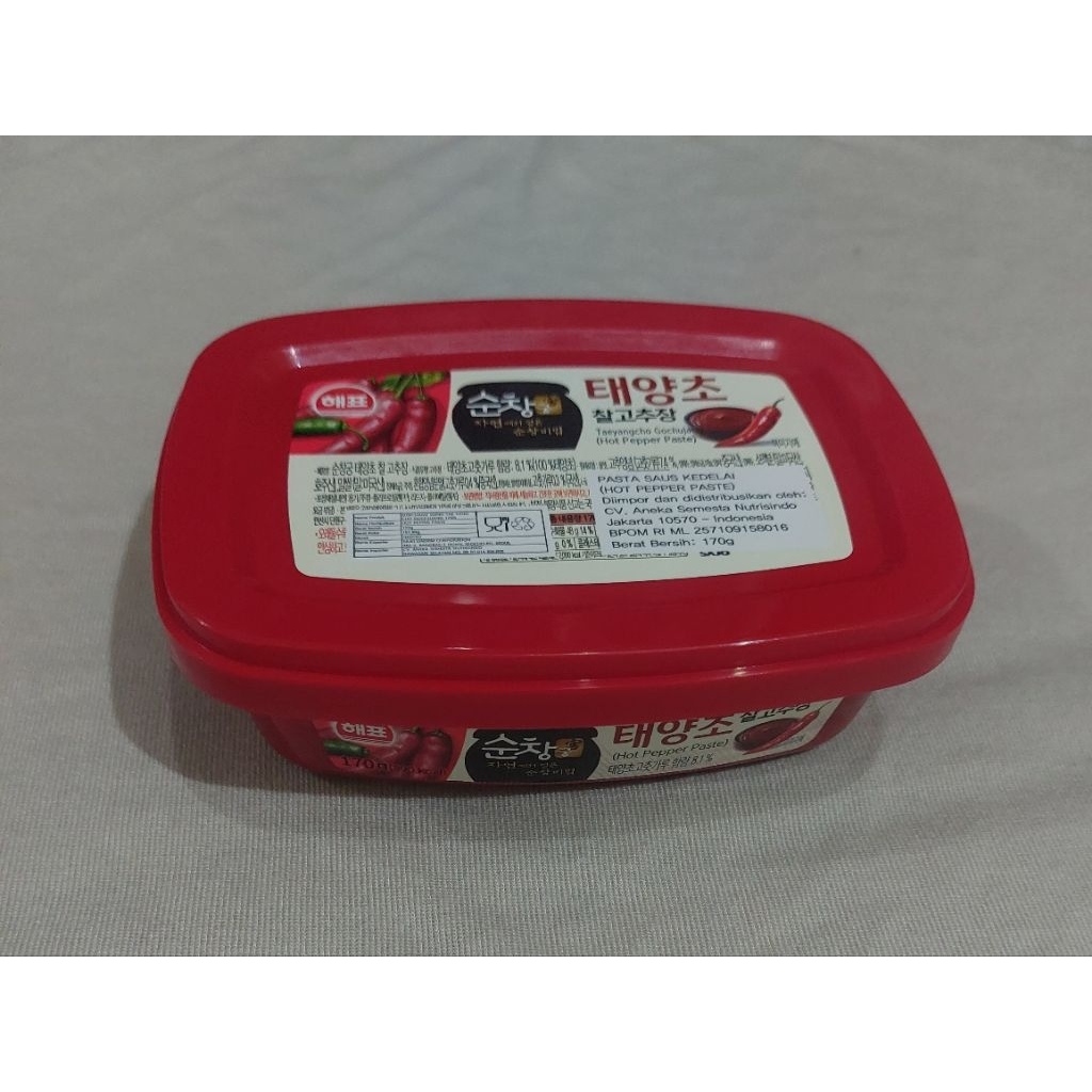 

0Sajo Gochujang 170 gr - Hot Pepper Paste / Pasta Sambal Korea