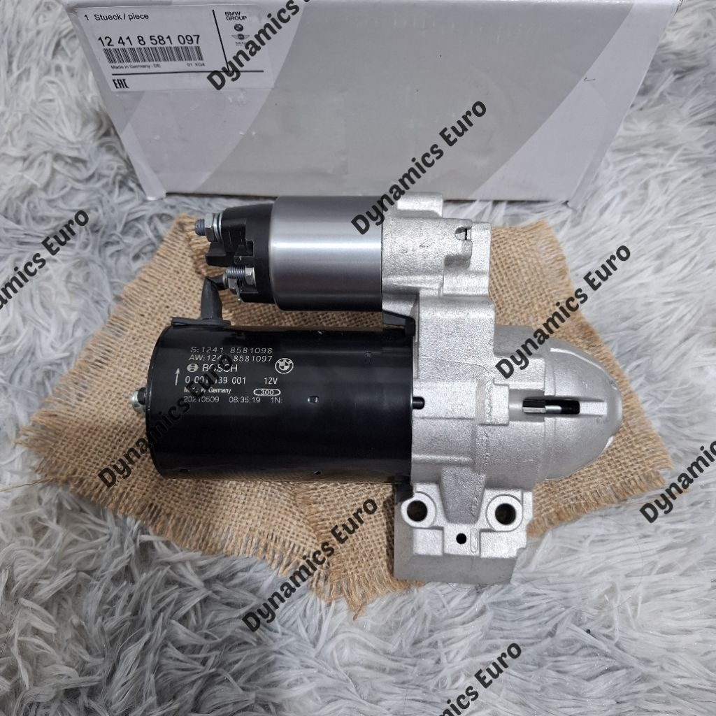 DINAMO STARTER BMW N47 DIESEL F30 F10 F25 MOTOR STARTER BMW ORIGINAL 12418581097