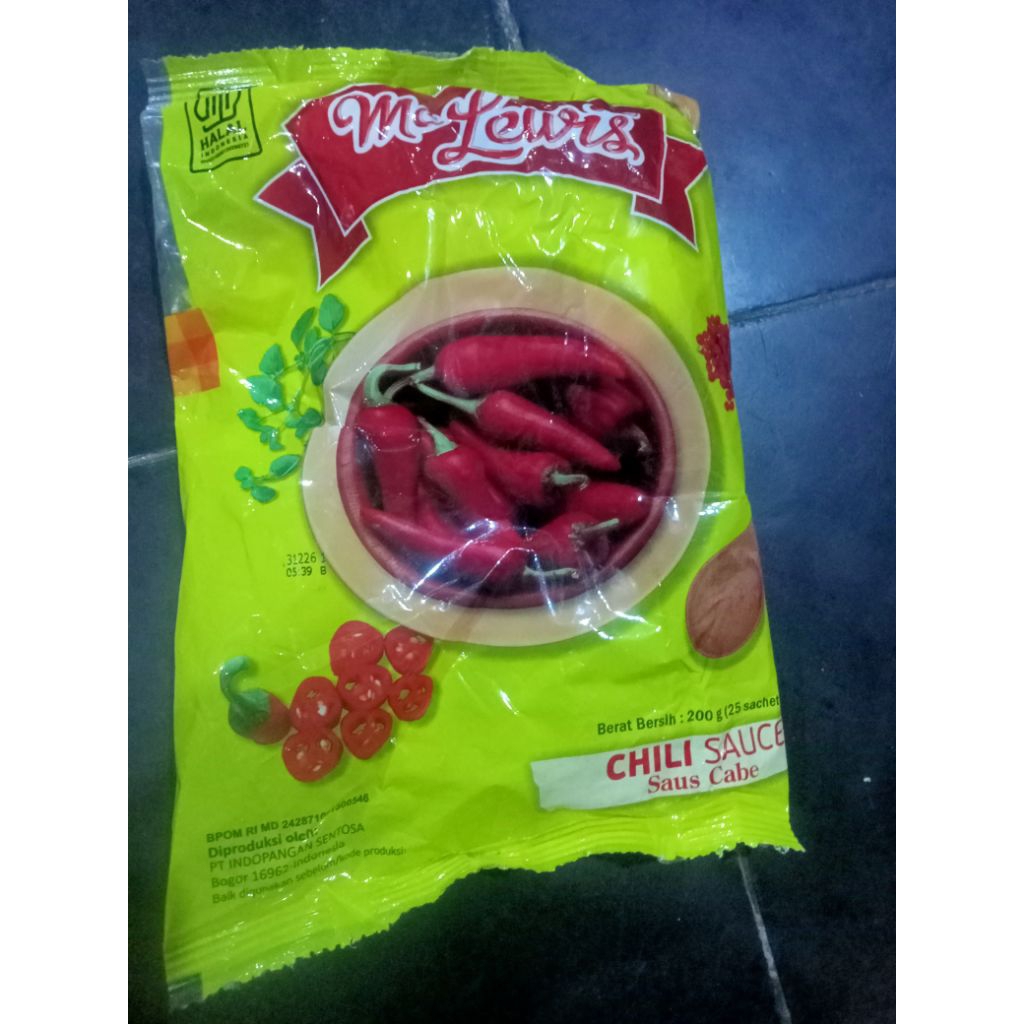 

MC Lewis saos sachet pedas/saos/pedas