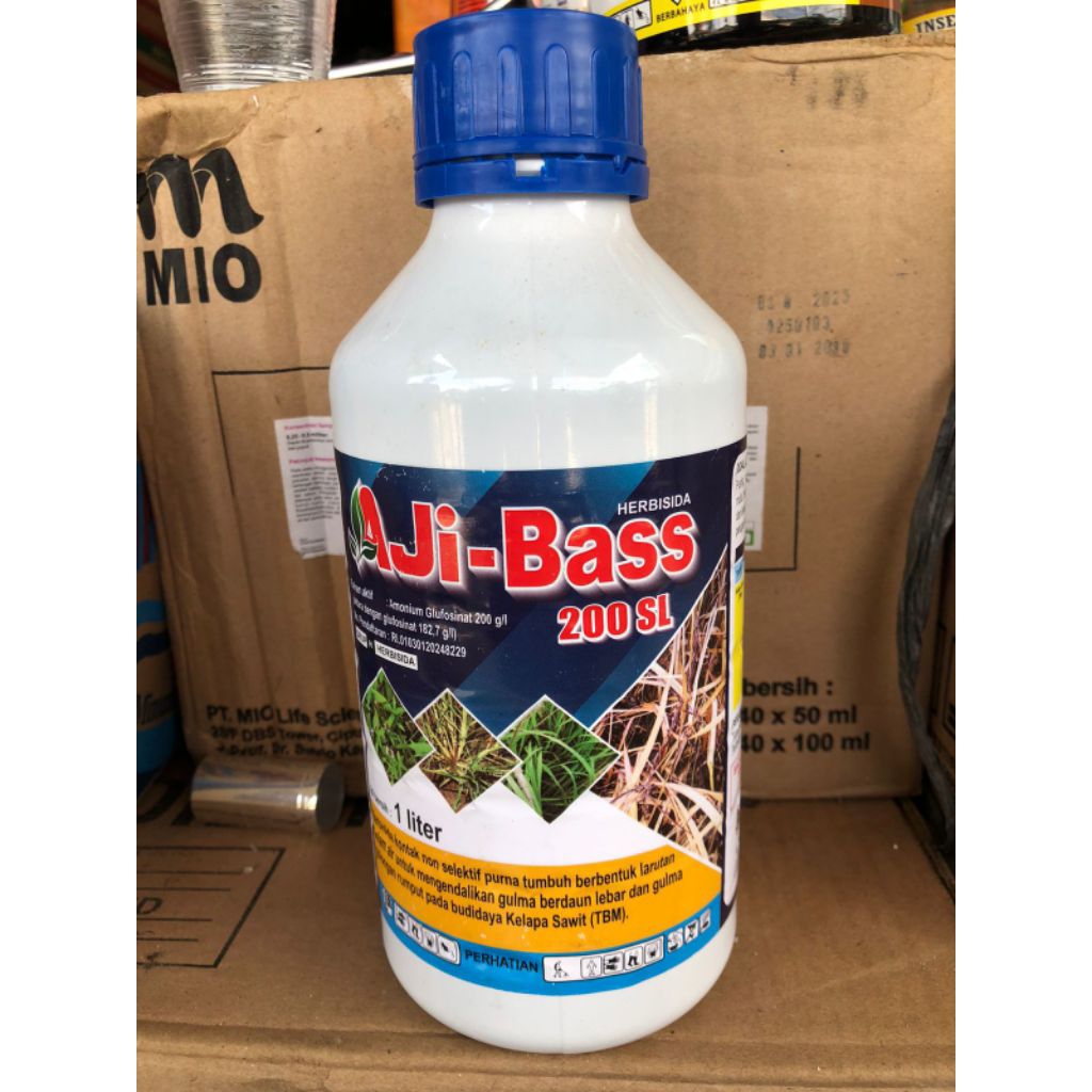 Herbisida Aji-Bass 200 Sl, isi 1Liter, 100% Original dan bisa COD