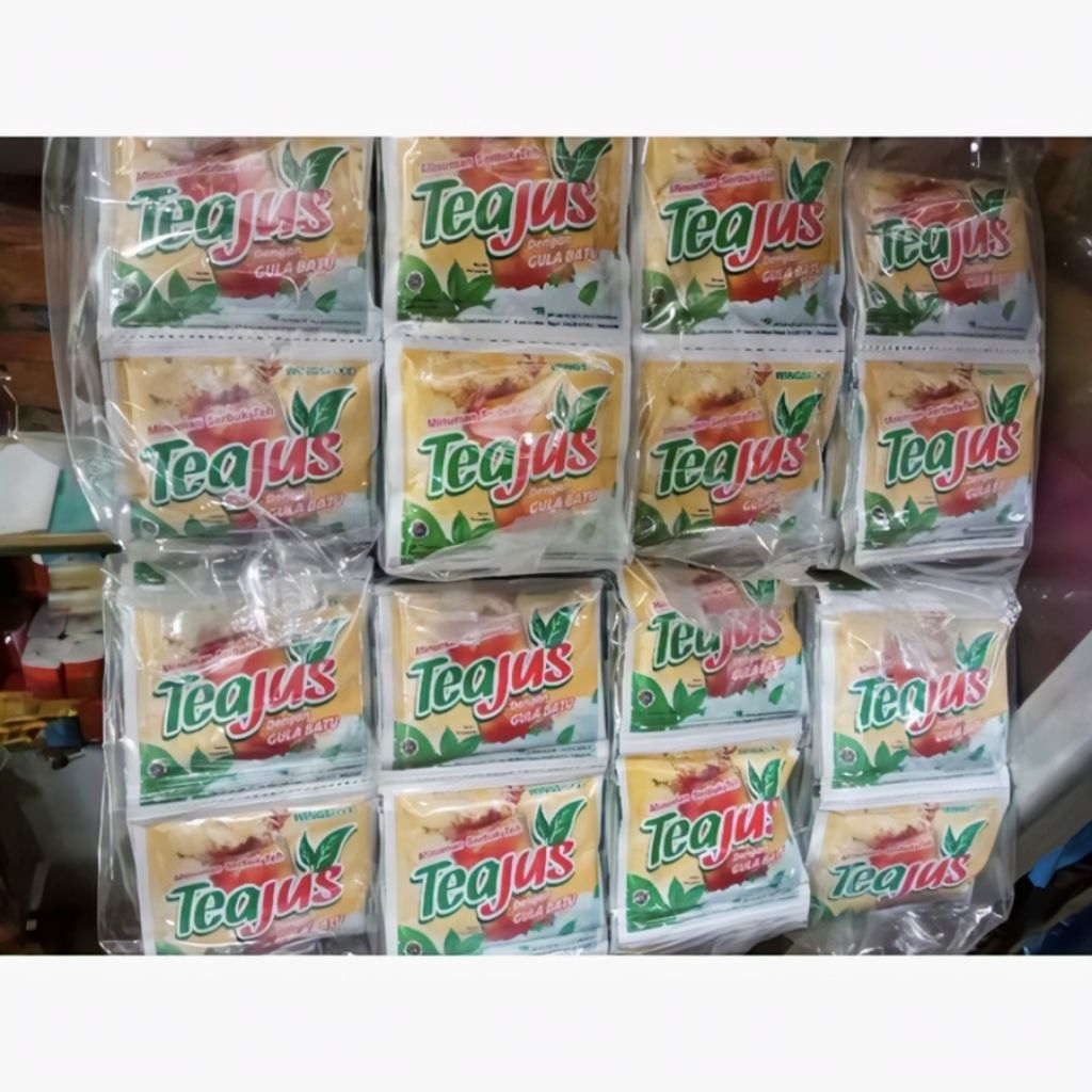 

Teajus - Minuman Serbuk Rasa Gula Batu isi 60 Pcs ( 6 Renceng x 10 Pcs ) Per Pack