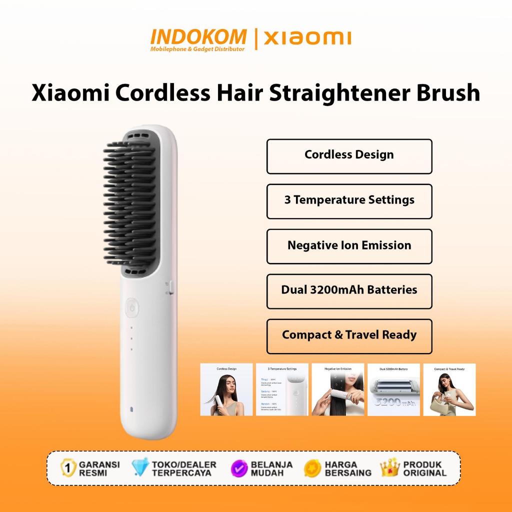 Xiaomi Cordless Hair Straightener Brush - Garansi Resmi