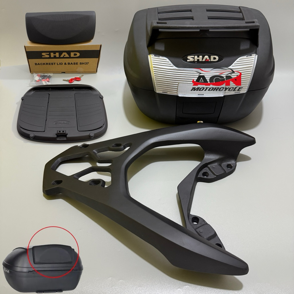 Pakaetan Box Shad SH40 Cargo & Breket Box Nmax Old/ Nmax New/ Nmax Turbo Nmax Neo S