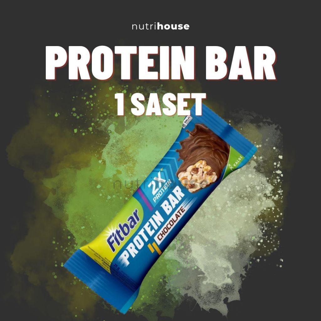 

Fitbar Protein Bar Chocolate 25gr 1 saset Fit bar Multigrain Bar Oat Bar