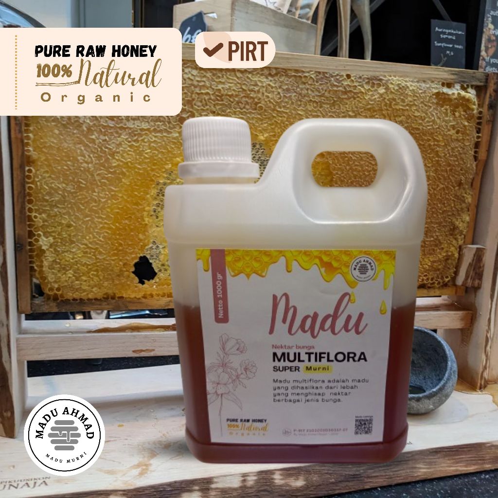 

Madu Murni Multiflora Super 1kg Murni 100% Raw Honey Langsung Dari Peternak Lebah