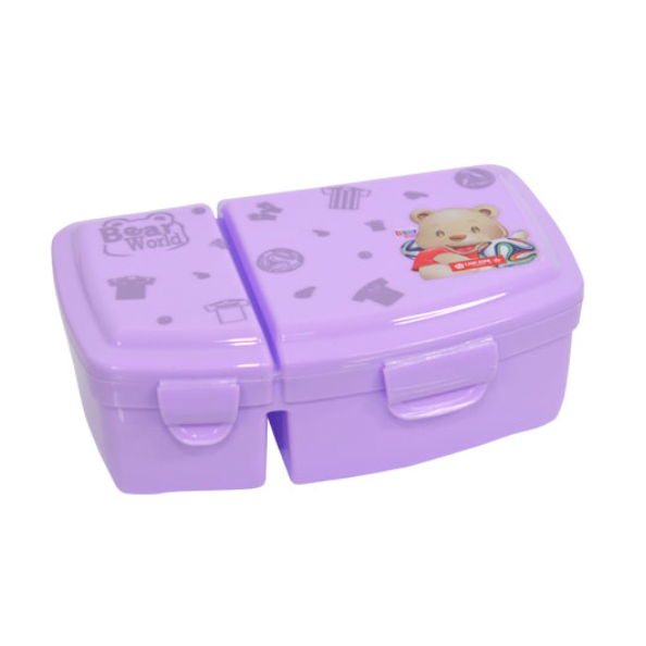 Lunch Box / Kotak Makan Anak / Bontot Anak Lucu 2 Sekat Lion Star SB-55 Folly Box 03