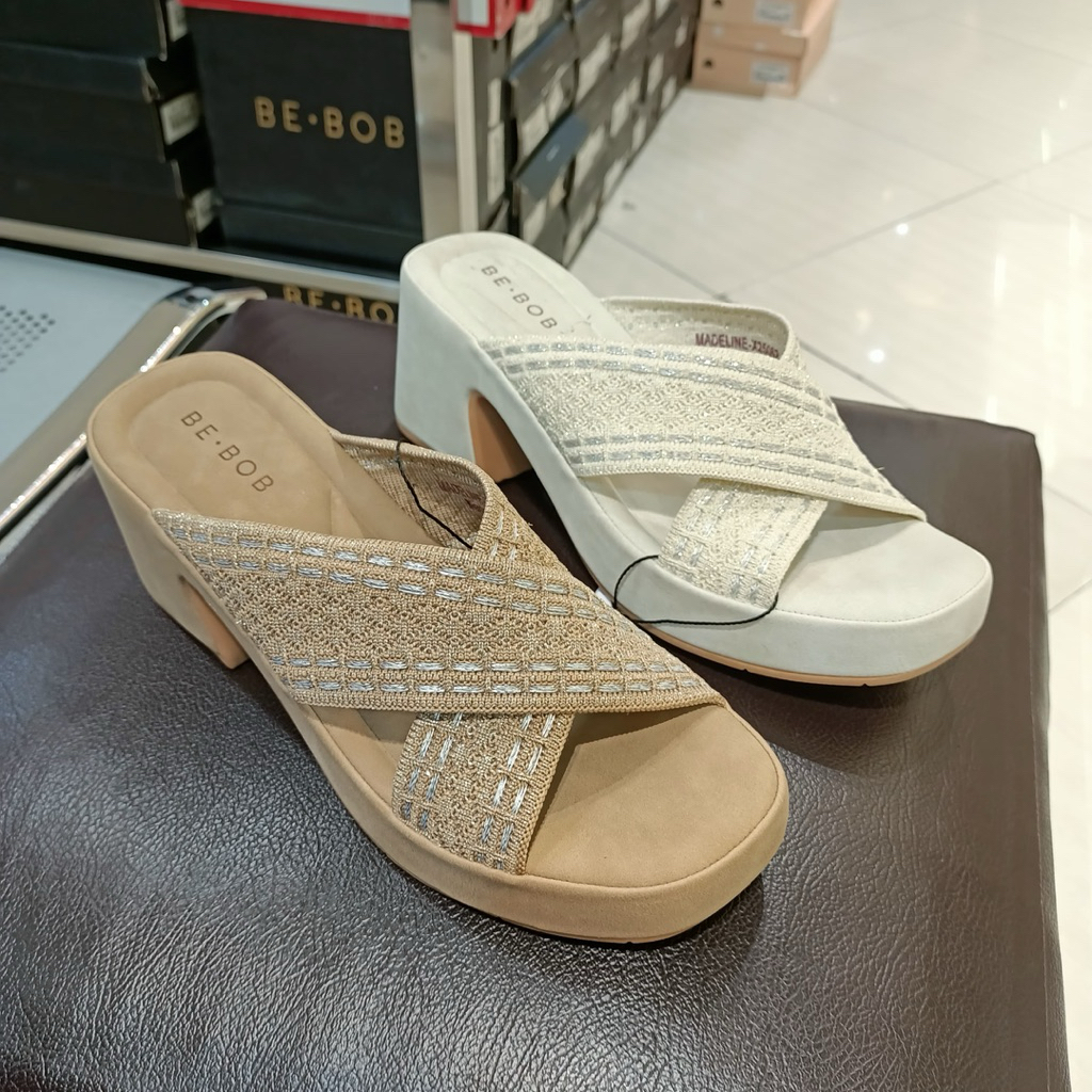 Sandal Wanita Wedges ringan Be bob ORI