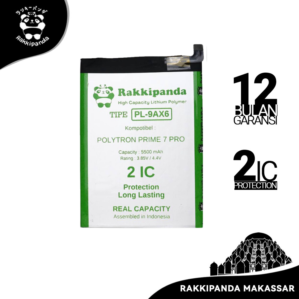 Baterai HP RakkiPanda PL-9AX6 Polytron Prime 7 Pro Bergaransi Battery