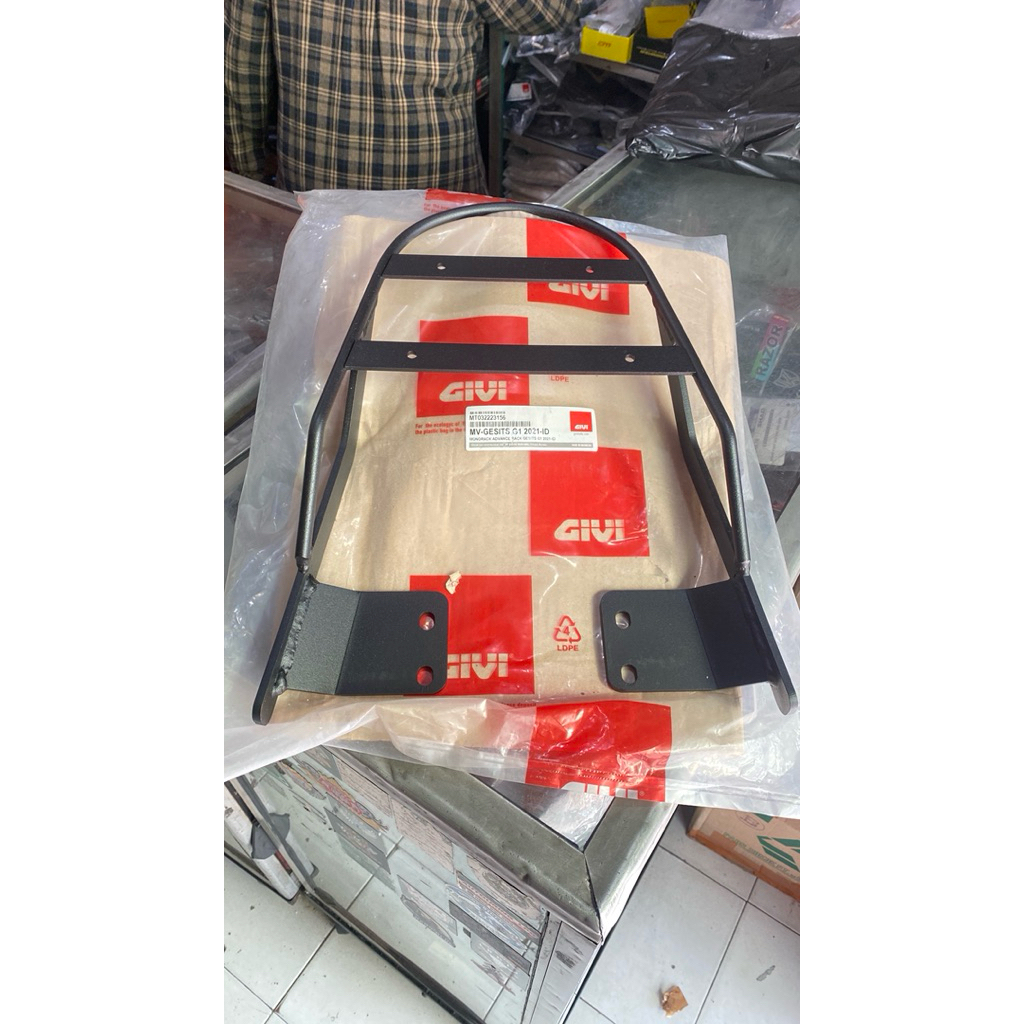 BRACKET BOX MOTOR LISTRIK MV GIVI GESIT