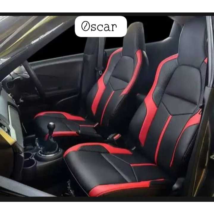 SARUNG JOK MOBIL AGYA GR 2022 - 2024 FULLSET 2 BARIS MYO LEATHER