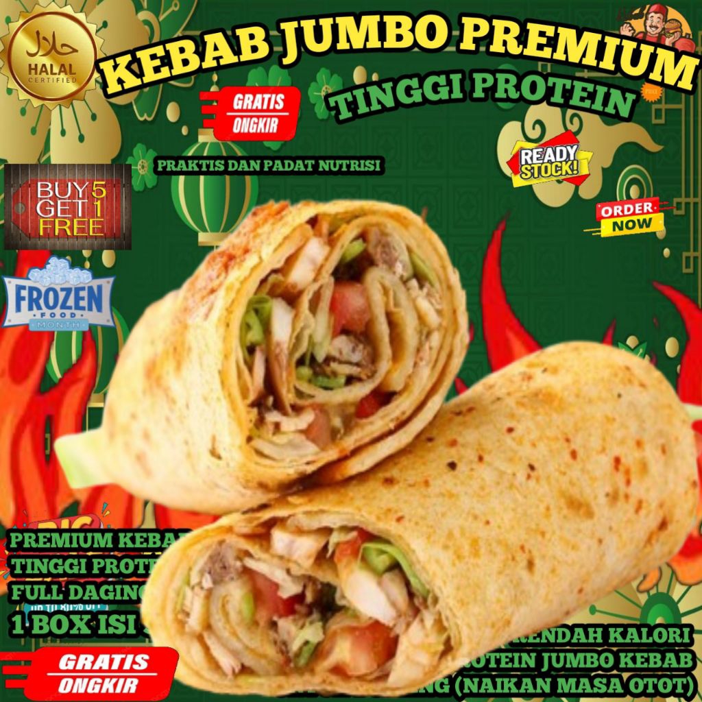

kebab high protein rendah kalori meal preparation protein 41 gram per servings 1 kebab membantu menambahkan asupan protein setiap harinya