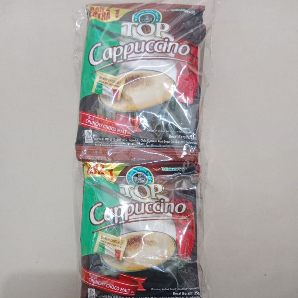 

TOP CAPPUCINO WITH CRUNCHY CHOCO MALT 25GRAM