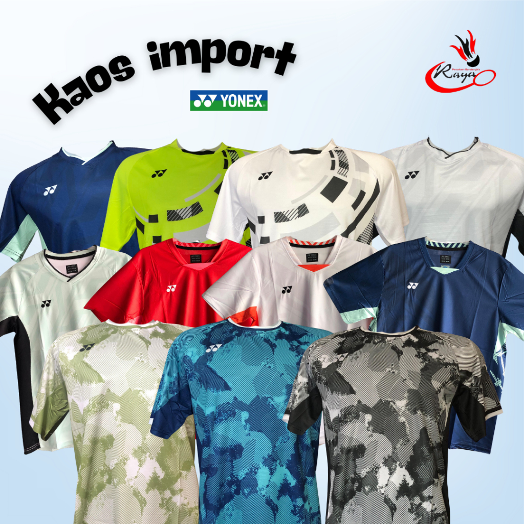 Kaos Badminton Import Original Yonex