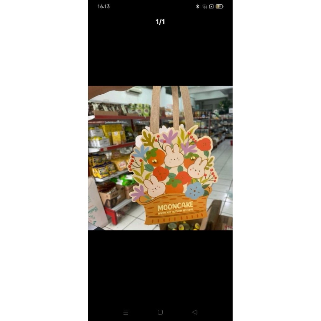 

Kotak mooncake model tas 10x10 tinggi 13 bisa susun 2 atau 3 tray besar