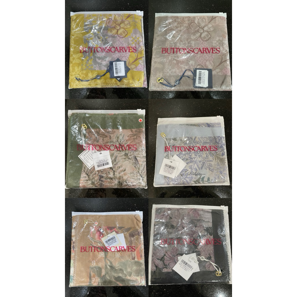 As Is Buttonscarves Rare Frozen Holiday TDP SOTS Florecent Xanadu Bel Fle Samla Crown Ederra Ikat Em